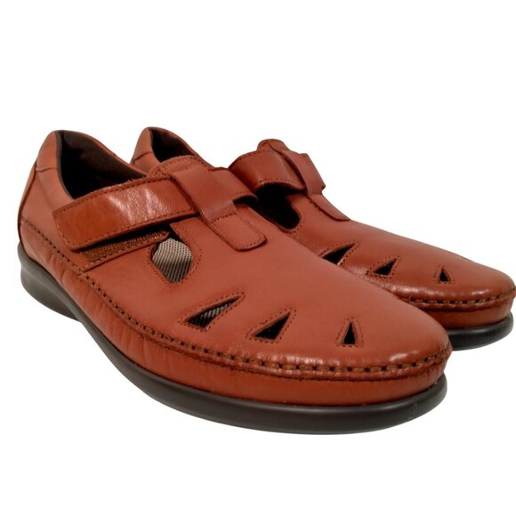 SAS Shoes - SAS San Antonio Shoes Roamer Shoes Women 11 N Narrow Brown Leather Mary Janes